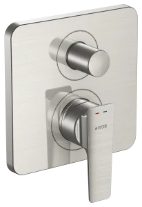 Axor Citterio E Single Lever Manual Bath Mixer For Concealed Installation With Integrated Backflow Prevention Stainless Steel