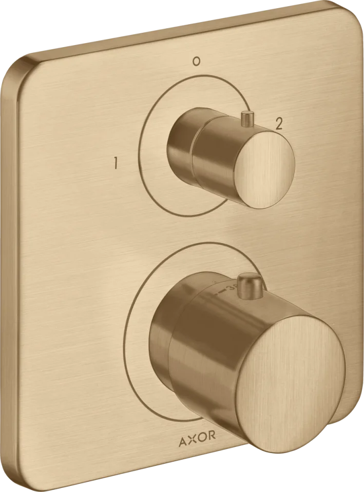 Axor Citterio M Thermostatic Shower Mixer Concealed 217 X 187 X 135mm Bronze - Brushed product image - Image 1