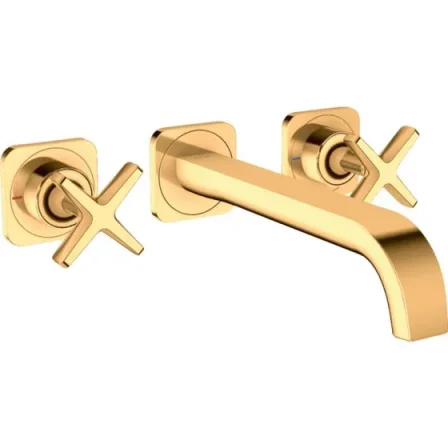 Axor Citterio E Manual Mixers 257 X 235 X 81mm Gold - Polished detail view - Image 4