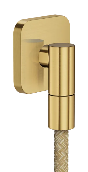 Axor Wall Outlet Fine Wall Outlet 90 X 90 X 81mm Gold - Brushed