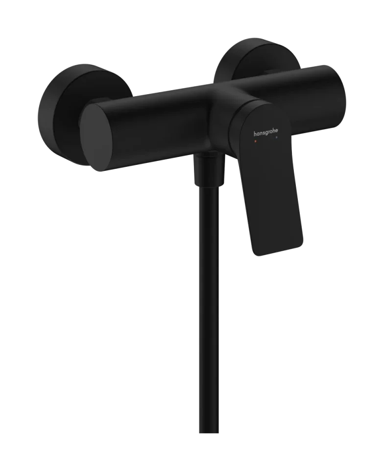 Hansgrohe Vivenis Shower Mixers Exposed 245 X 195 X 155mm Black - Matt product image - Image 1