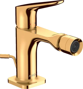 Axor Citterio M Single Lever Bidet Mixer With Pop-up Waste Gold Polished