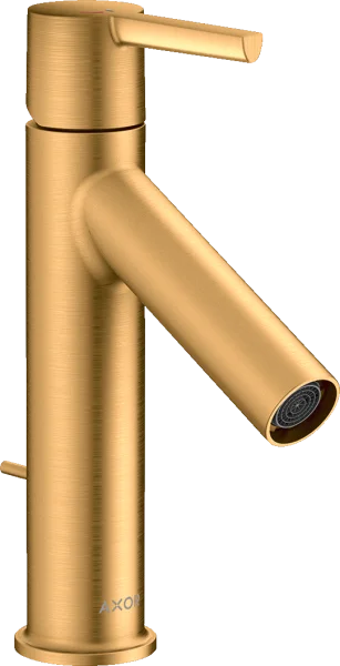 Axor Starck Single Lever Basin Mixer 100 Coolstart With Lever Handle And Pop-up Waste Gold Brushed