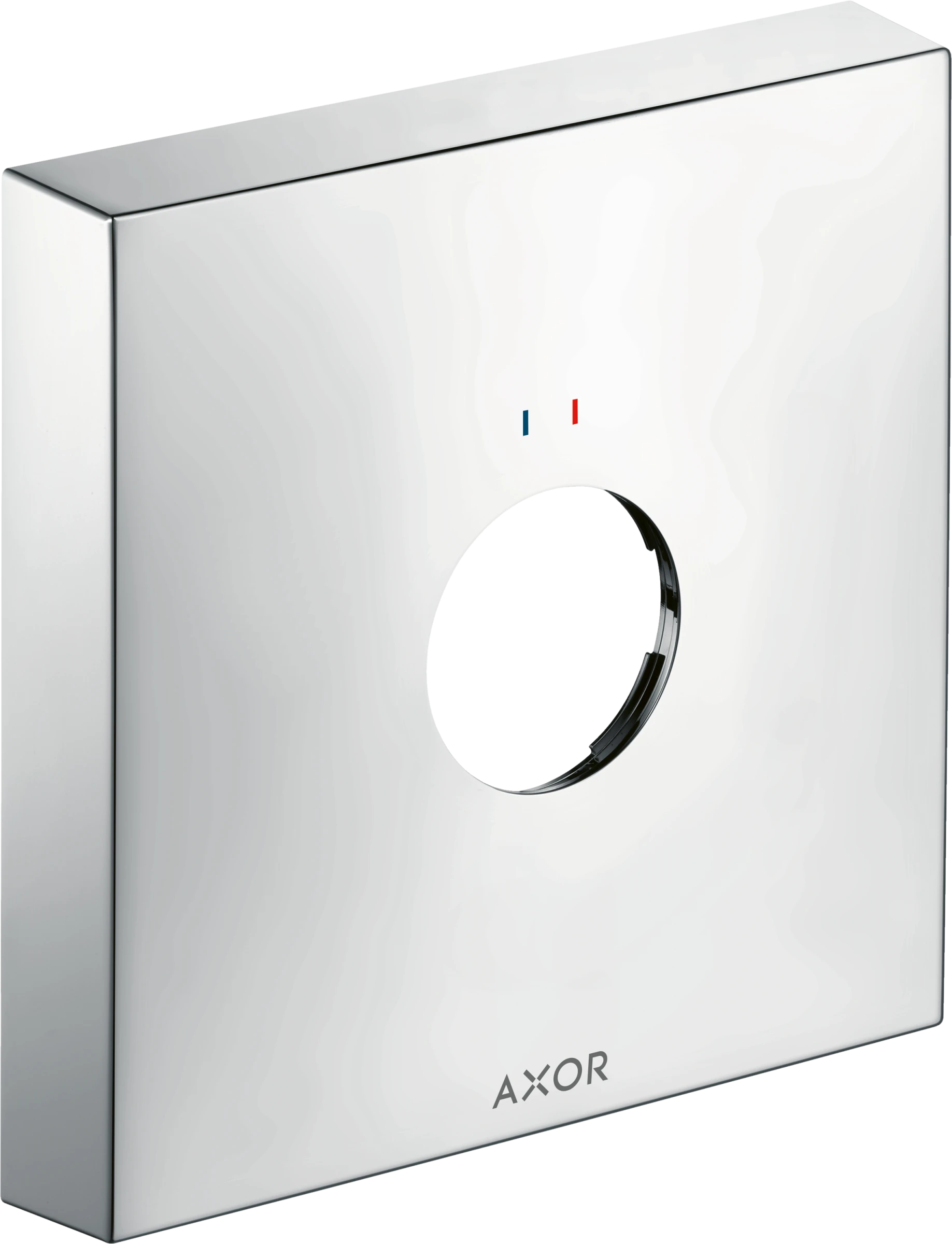 Axor Extension Element Square Single Hole With Hot And Cold Markings Chrome