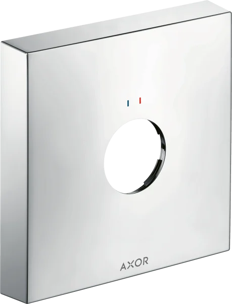 Axor Extension Element Square Single Hole With Hot And Cold Markings Chrome