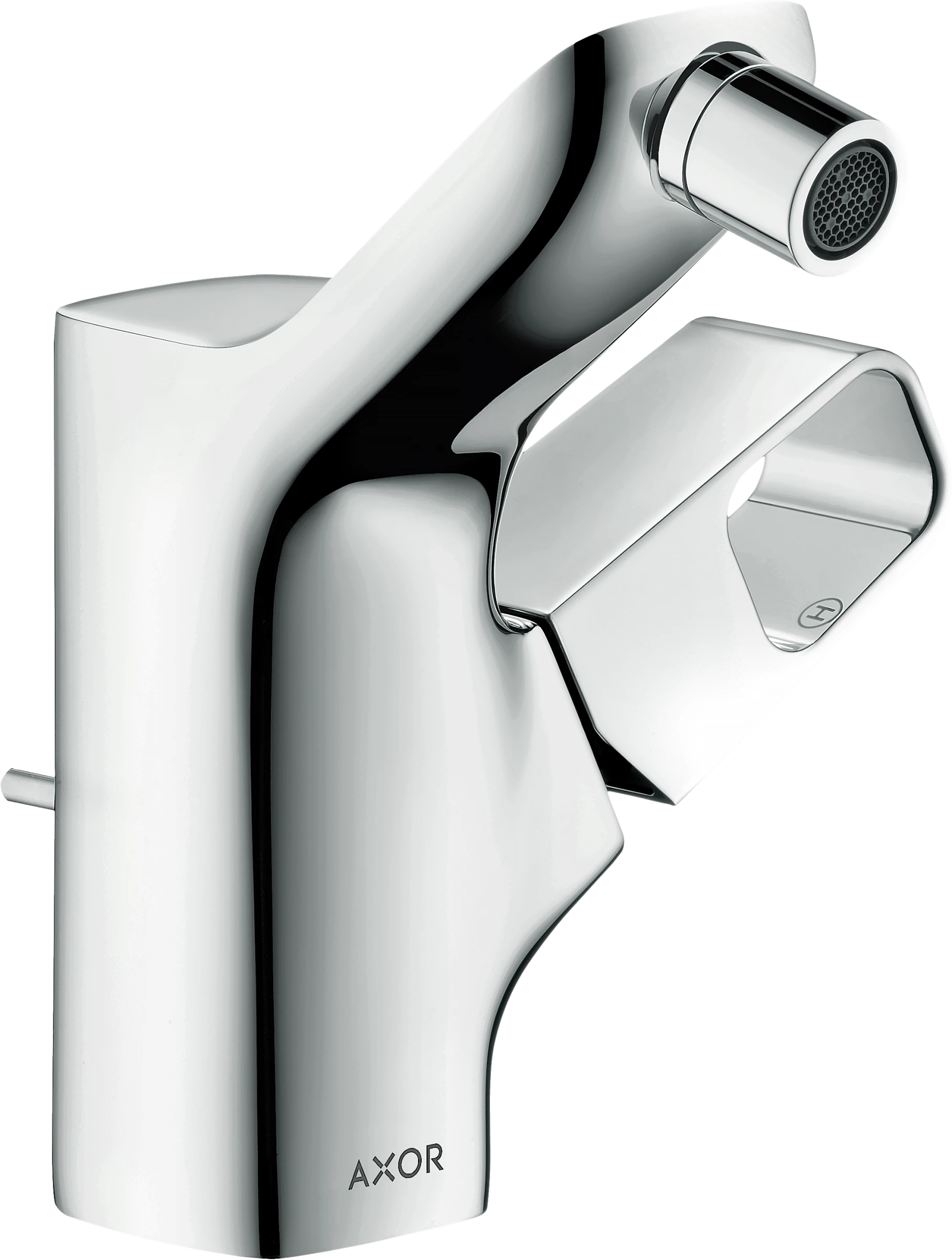 Axor Urquiola Single Lever Bidet Mixer With Pop-up Waste Polished Red Gold