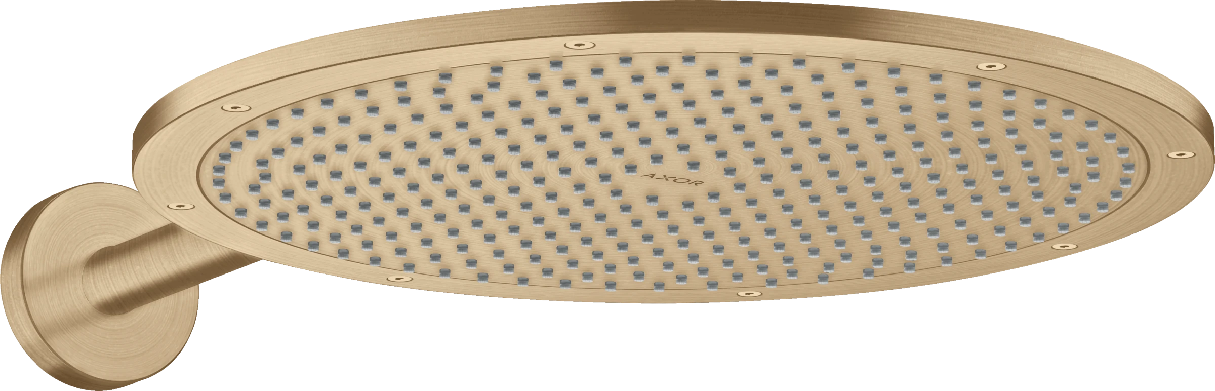 Axor Showersolutions Overhead Shower 350 1jet With Shower Arm Brushed Bronze