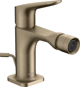 Axor Citterio M Single Lever Bidet Mixer With Pop-up Waste Brushed Nickel