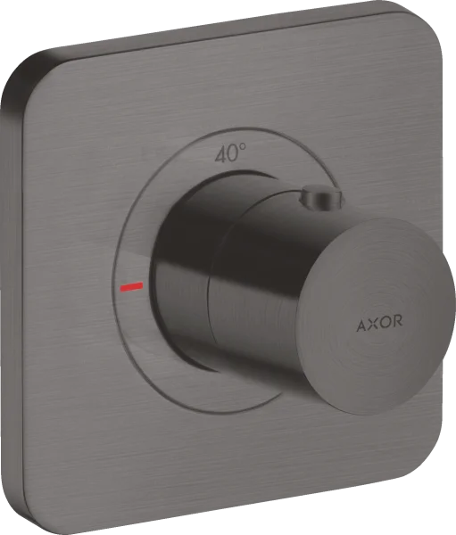 Axor Citterio E Thermostatic Mixer 120/120 For Concealed Installation Brushed Black Chrome