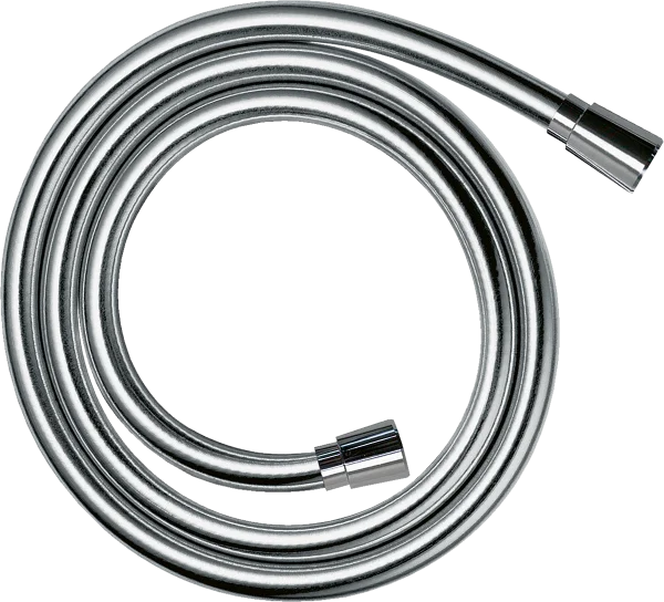 Axor Showersolutions Metal Effect Shower Hose 2.00 M With Conical Nuts Chrome