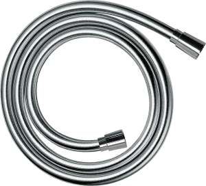 Axor Showersolutions Metal Effect Shower Hose 2.00 M With Conical Nuts Chrome