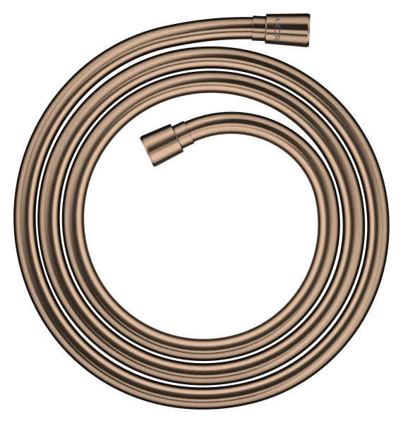 Axor Showersolutions Metal Effect Shower Hose 2.00 M With Conical Nuts Polished Red Gold