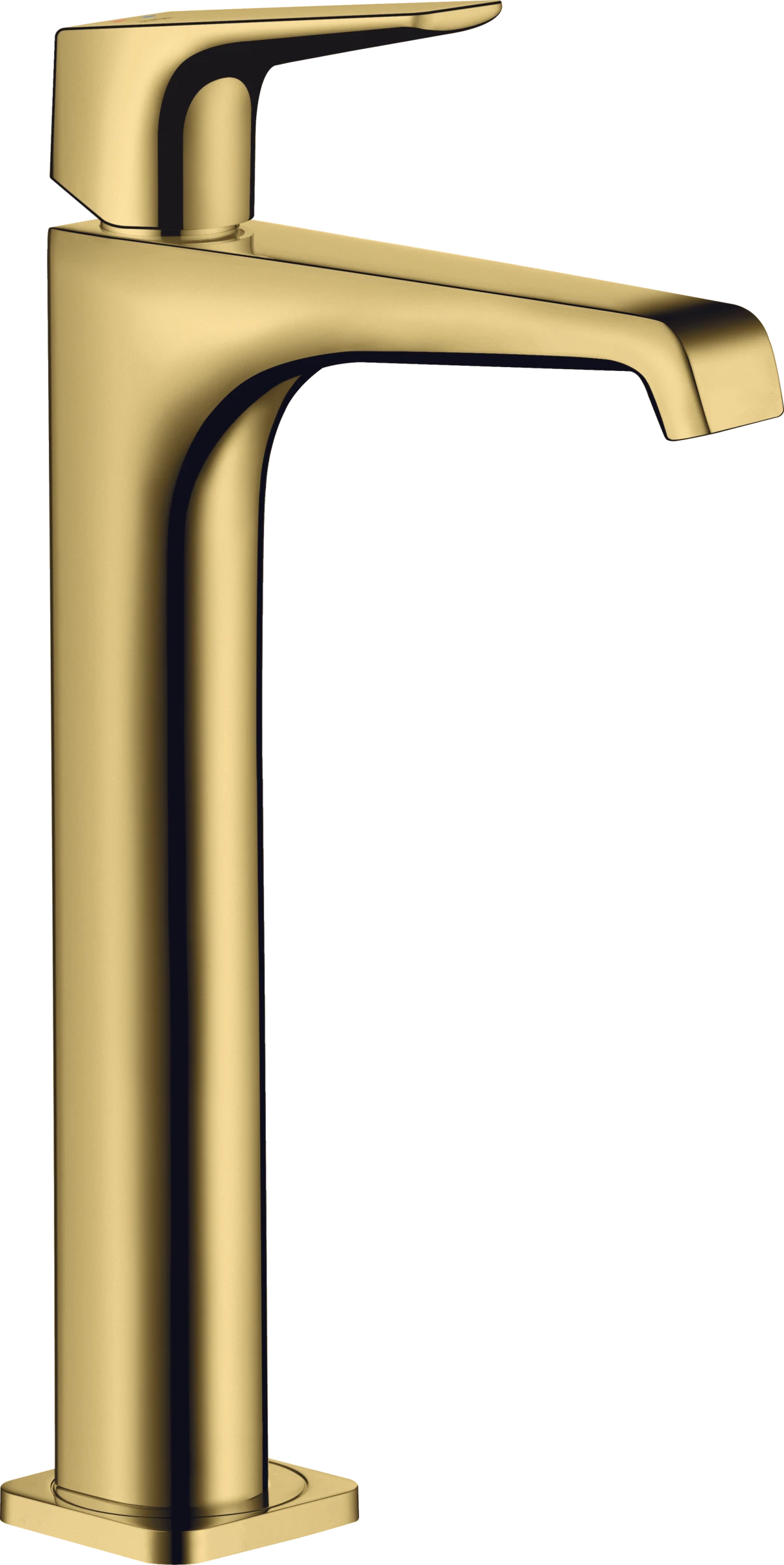 Axor Citterio E Single Lever Basin Mixer 250 With Lever Handle For Wash Bowls Without Waste Gold Polished