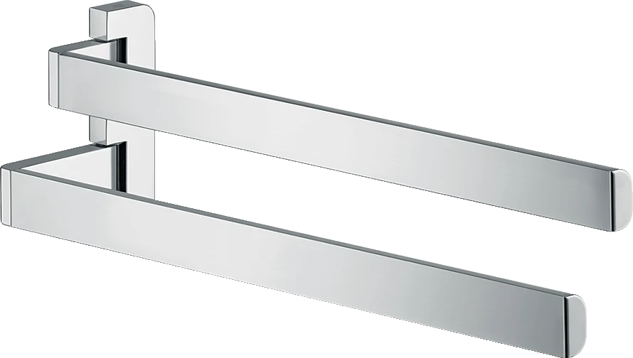 Axor Universal Softsquare Towel Holder Twin-handle Stainless Steel