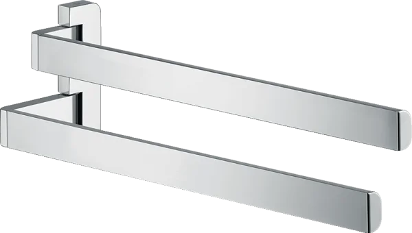 Axor Universal Softsquare Towel Holder Twin-handle Stainless Steel