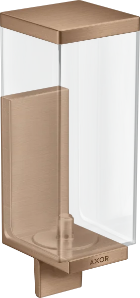 Axor Universal Rectangular Lotion Dispenser 255 X 185 X 180mm Rose Gold/gold - Brushed