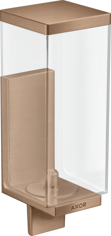 Axor Universal Rectangular Lotion Dispenser 255 X 185 X 180mm Rose Gold/gold - Brushed product image - Image 1
