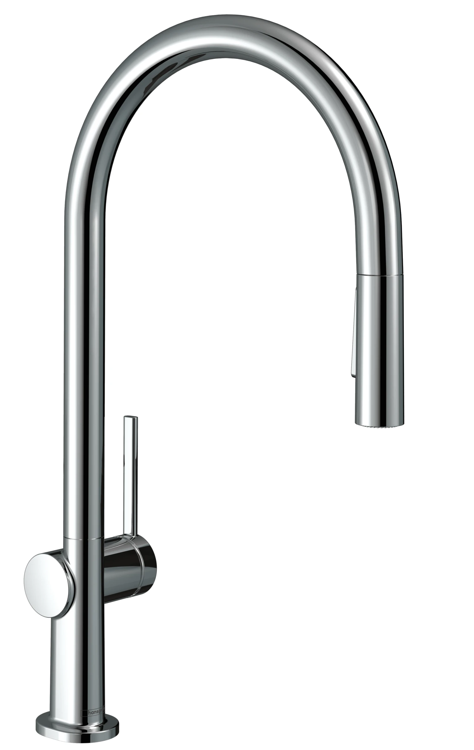 Hansgrohe Talis M54 Single Lever Kitchen Mixer 210 With Pull-out Spray, 2 Spray Modes Chrome