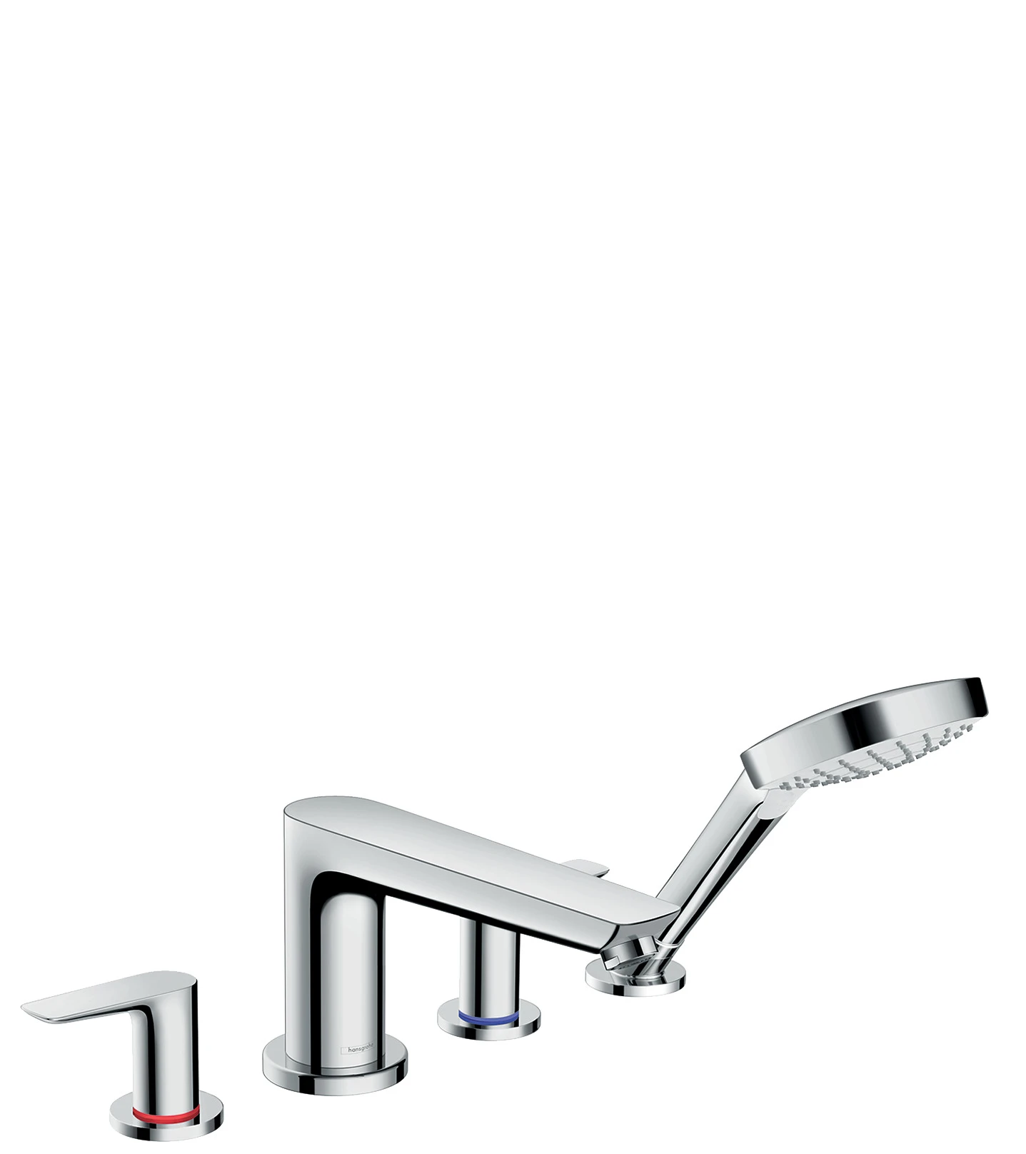 Hansgrohe Talis E 4-hole Rim-mounted Bath Mixer Chrome
