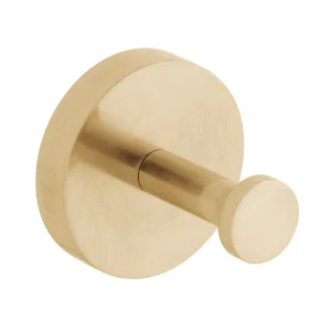 Vado Individual Spa Robe Hook Brushed Gold