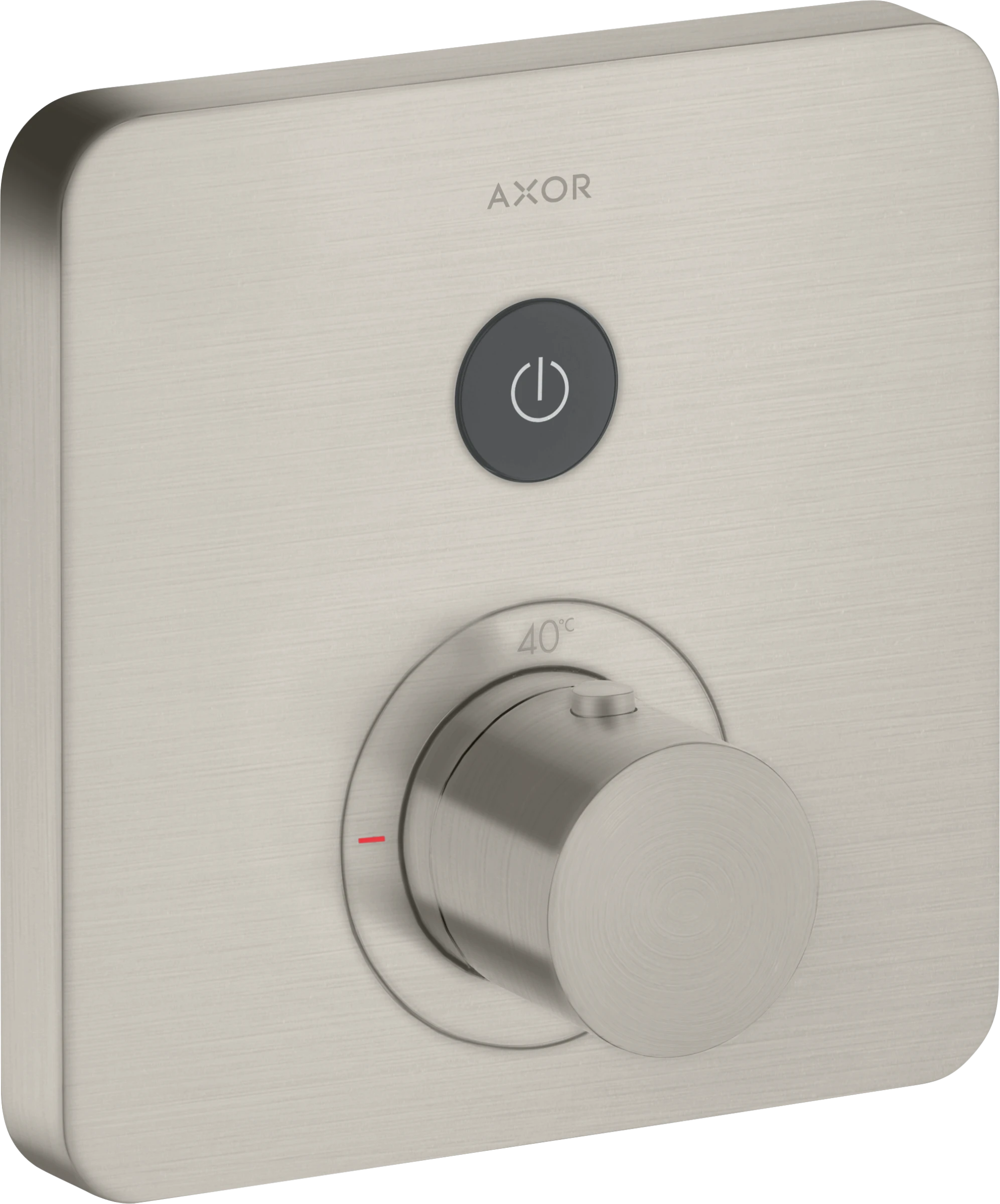 Axor Showerselect Thermostatic Mixer Softsquare For Concealed Installation For 1 Outlet Stainless Steel