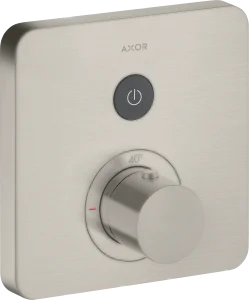 Axor Showerselect Thermostatic Mixer Softsquare For Concealed Installation For 1 Outlet Stainless Steel