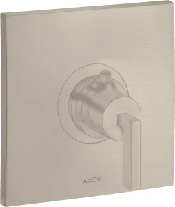 Axor Citterio Thermostatic Mixer Highflow For Concealed Installation With Lever Handle Brushed Nickel