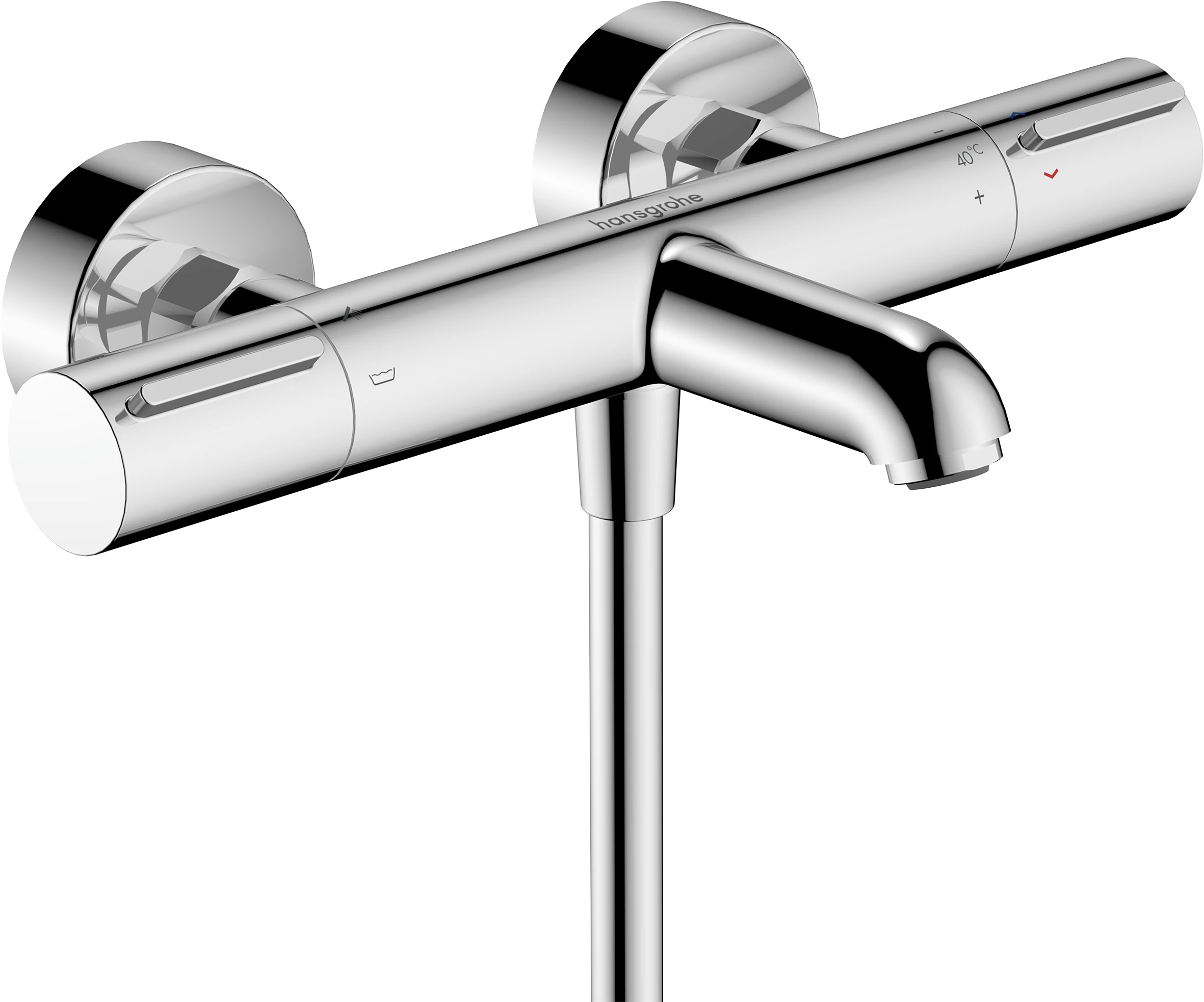 Hansgrohe Ecostat Element Bath Thermostat For Exposed Installation Chrome