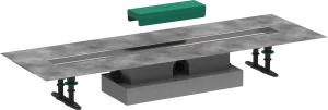 Hansgrohe Ubox Universal Complete Set For Flat Installation - 800 For Shower Drains Finish Sets