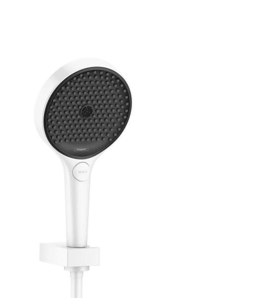 Hansgrohe Rainfinity Shower Holder Set 130 3jet With Shower Hose 125 Cm Matt White