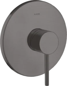 Axor Starck Single Lever Manual Shower Mixer For Concealed Installation With Pin Handle Brushed Black Chrome