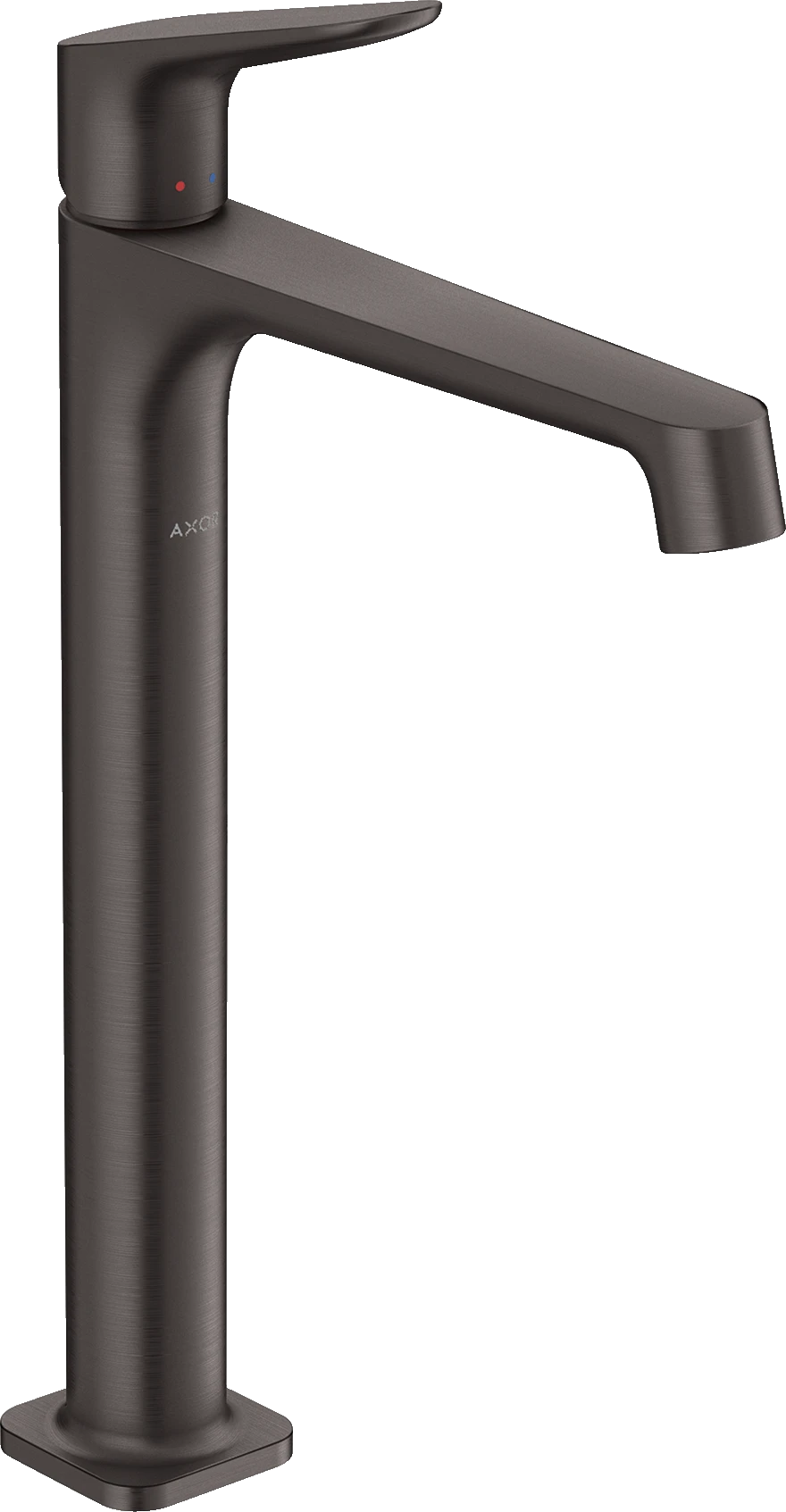 Axor Citterio M Single Lever Basin Mixer 250 For Wash Bowls Without Waste Brushed Black Chrome
