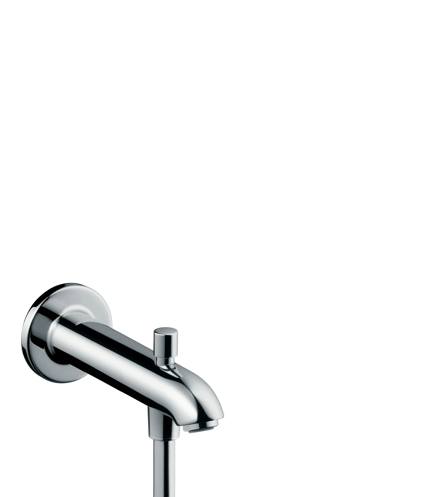 Hansgrohe Bath Spout 22.8 Cm With Diverter Valve Chrome