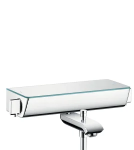 Hansgrohe Ecostat Select Thermostatic Bath Filler Mixer Exposed 440 X 310 X 150mm White/chrome