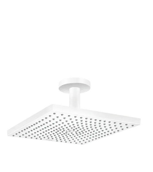 Hansgrohe Raindance E Overhead Shower 300 1jet With Ceiling Connector Matt White