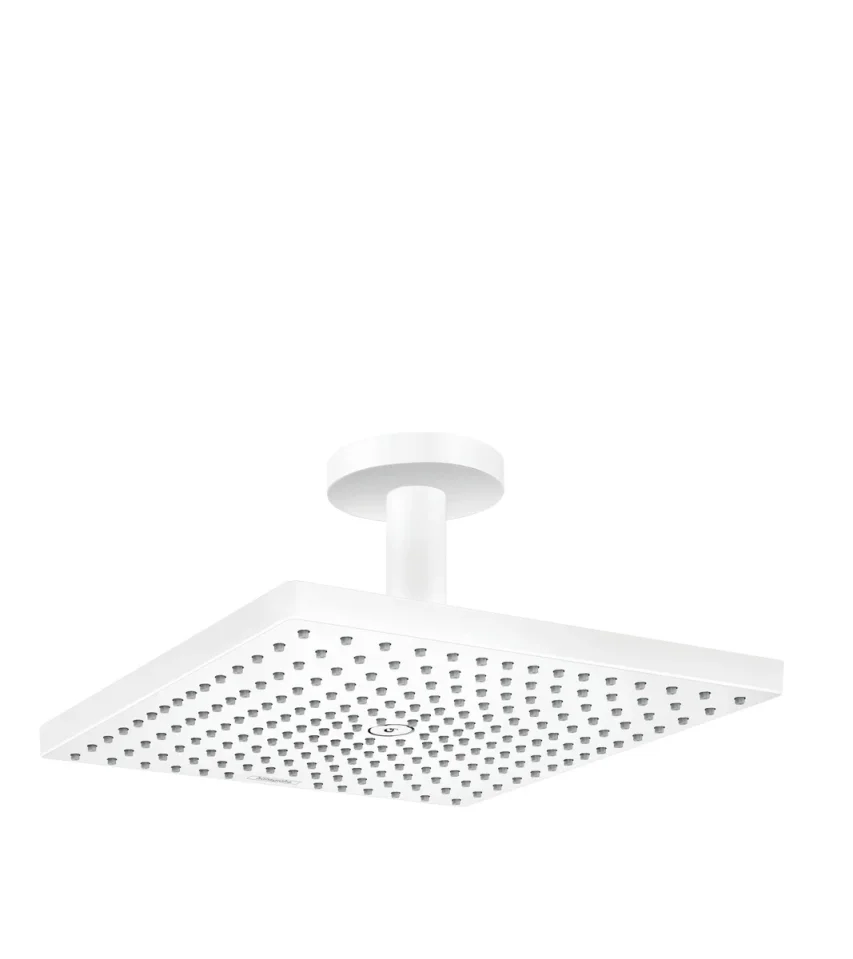 Hansgrohe Raindance E Overhead Showers 480 X 460 X 105mm White - Matt product image - Image 1