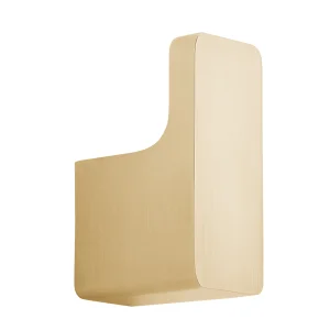 Vado Individual Shama Robe Hook Brushed Gold