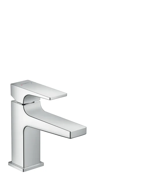 Hansgrohe Metropol Single Lever Basin Mixer 100 With Lever Handle For Handrinse Basins With Push-open Waste Set Chrome