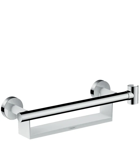Hansgrohe Unica Grab Rail Comfort With Shelf And Shower Holder