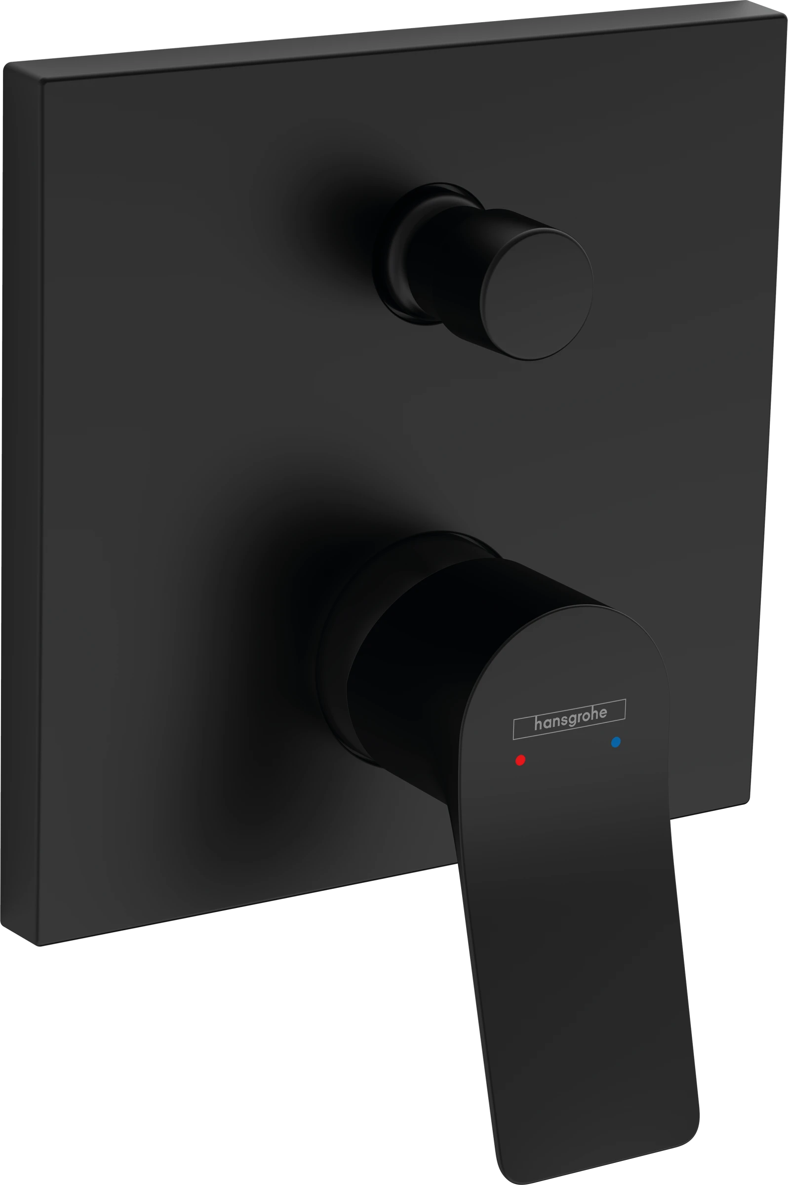 Hansgrohe Vivenis Single Lever Bath Mixer For Concealed Installation With Integrated Security Combination According To En1717 Matt Black