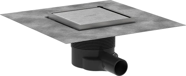 Hansgrohe Raindrain Brilliance Shower Wastes 467 X 276 X 107mm Stainless Steel - Brushed