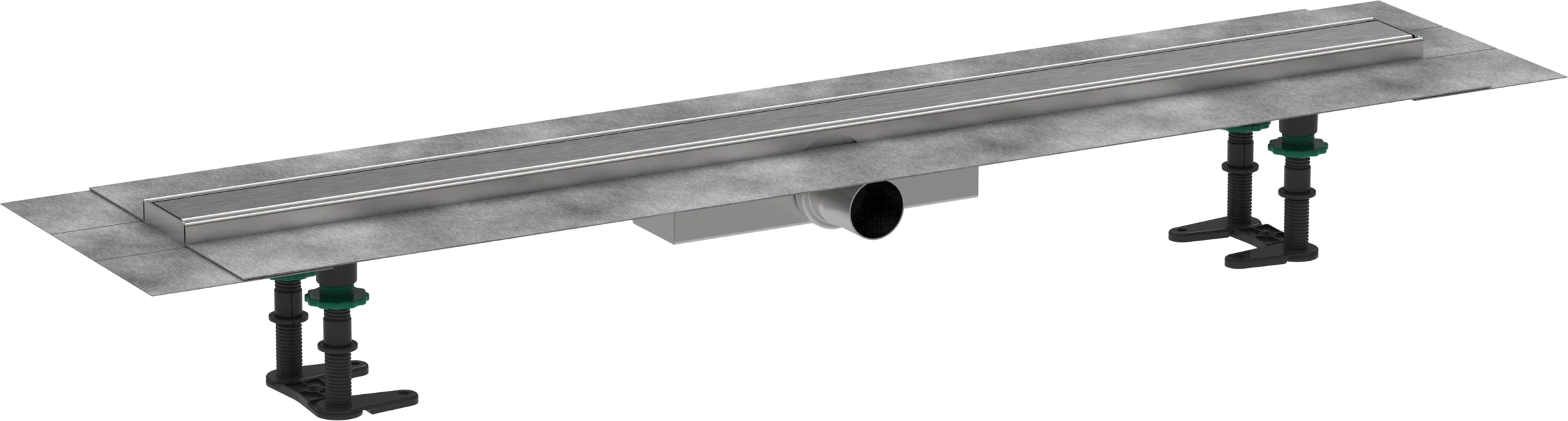 Hansgrohe Raindrain Compact Shower Wastes 1083 X 160 X 130mm Stainless Steel - Brushed