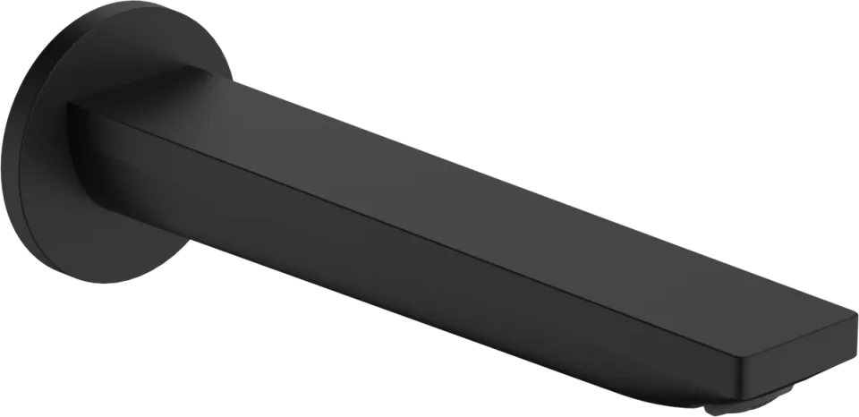 Hansgrohe Rebris E Bath Fillers 215 X 80 X 80mm Black - Matt product image - Image 1