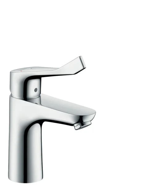 Hansgrohe Focus Single Lever Basin Mixer 100 With Extra Long Handle And Pop-up Waste Chrome