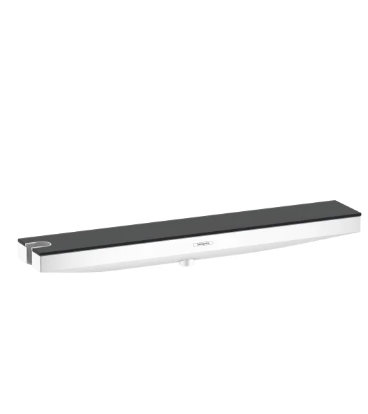 Hansgrohe Rainfinity Wall Outlet Porter 500 With Shower Holder Left And Shower Shelf Matt White