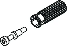 Hansgrohe Handle Fixing Set Ecostat Comfort