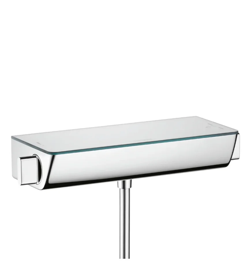 Hansgrohe Ecostat Select Thermostatic Shower Mixer Exposed 445 X 205 X 125mm White/chrome product image - Image 1