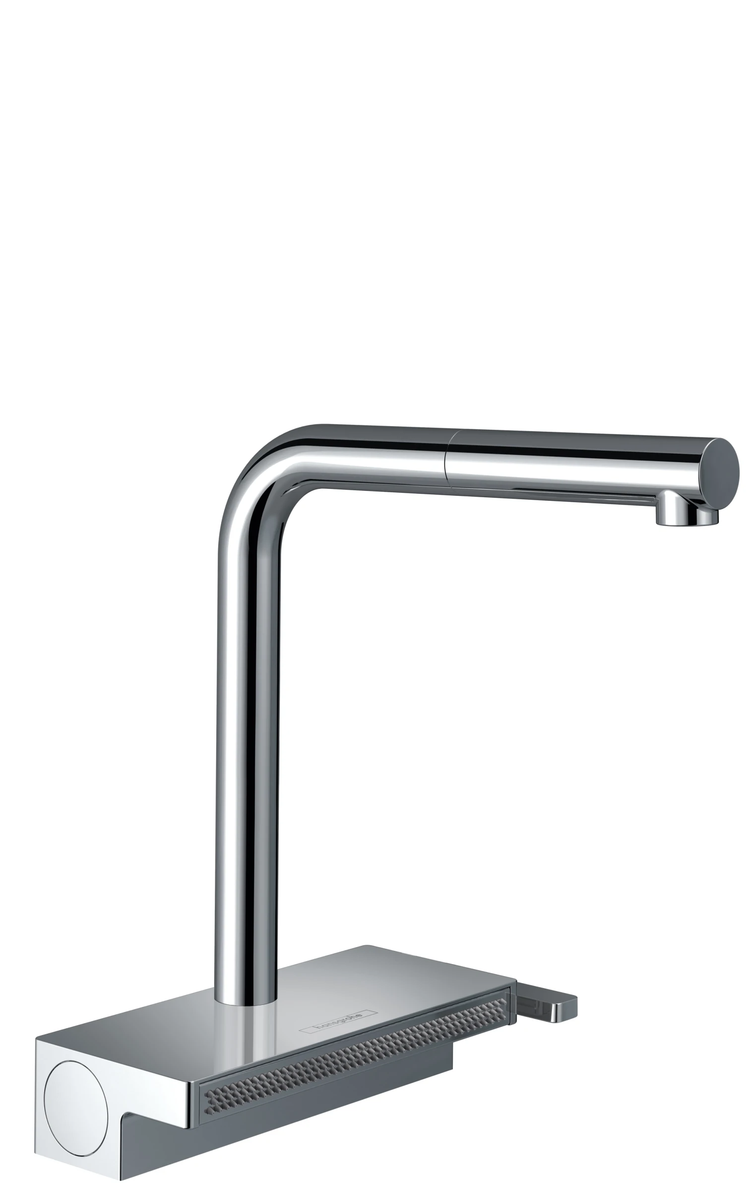 Hansgrohe Aquno Select M81 Single Lever Kitchen Mixer 250 With Pull-out Spout And Sbox, 2 Spray Modes Chrome