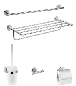 Hansgrohe Logis Universal Bath-accessory Extended Set 5 In 1 Chrome