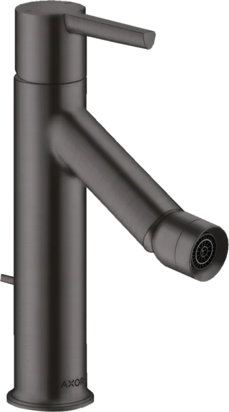 Axor Starck Single Lever Bidet Mixer With Lever Handle And Pop-up Waste Brushed Black Chrome